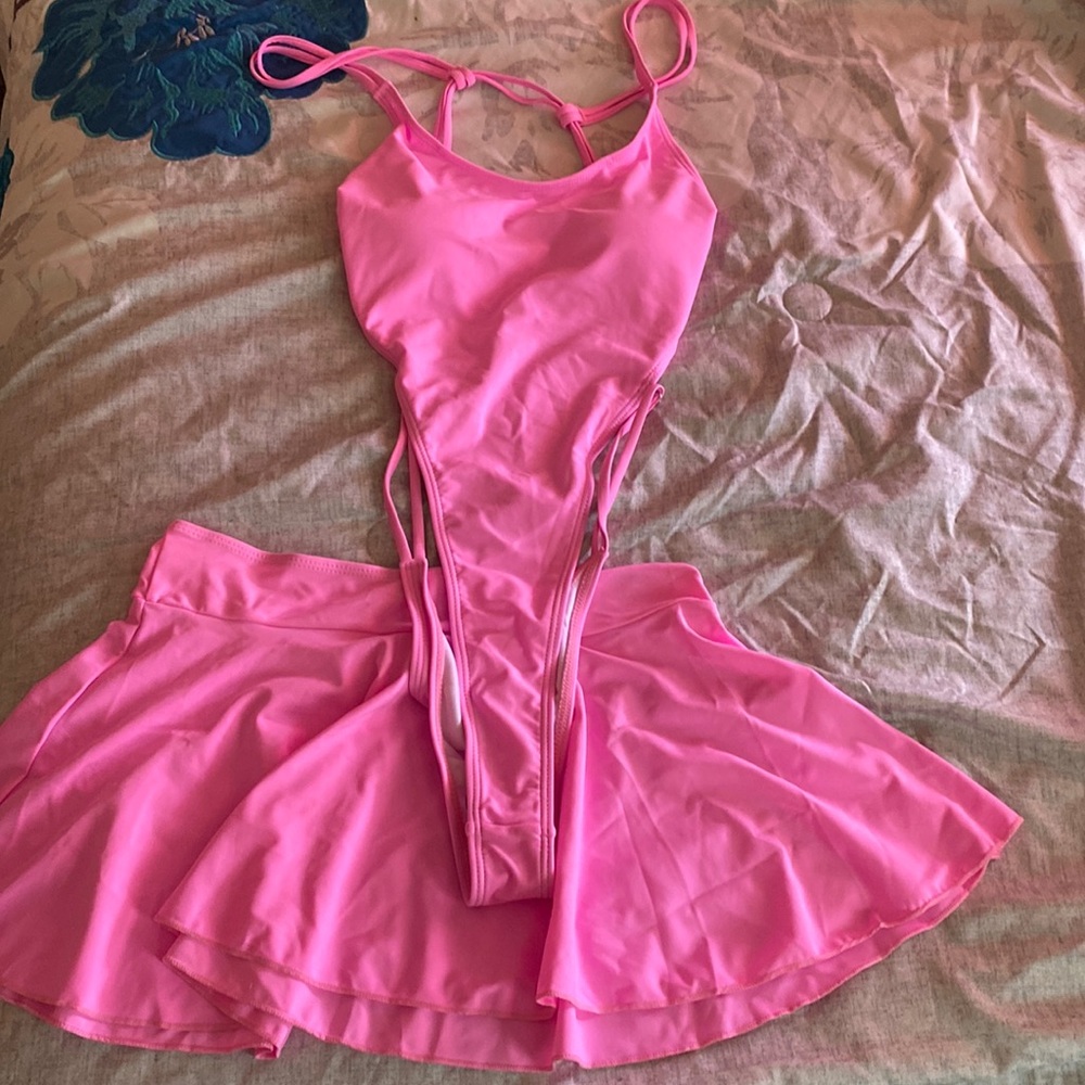 Two piece bathing suit